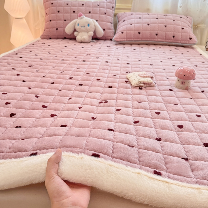 （总）欧妮家纺 2025新款保暖牛奶绒夹棉床垫床褥子软垫