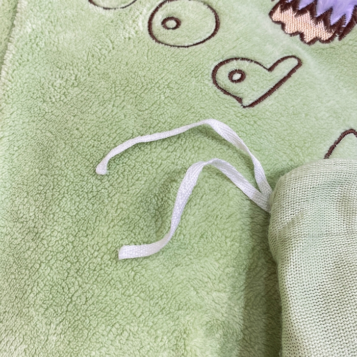 91家纺网 家纺一手货源 找家纺 欧妮家纺 2025新款牛奶绒贴布绣四件套 小兔-绿