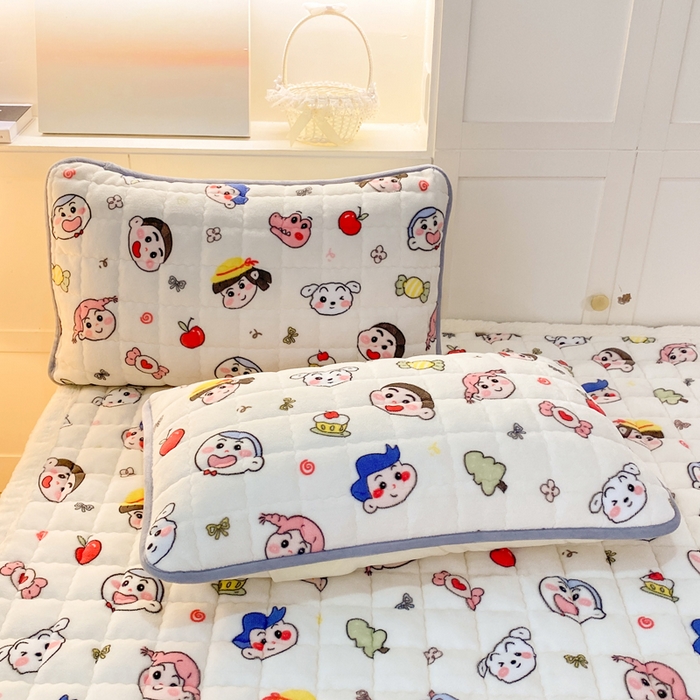 91家纺网 家纺一手货源 找家纺 欧妮家纺 2025新款A类牛奶绒床垫床褥子软垫 暖绒-小小新