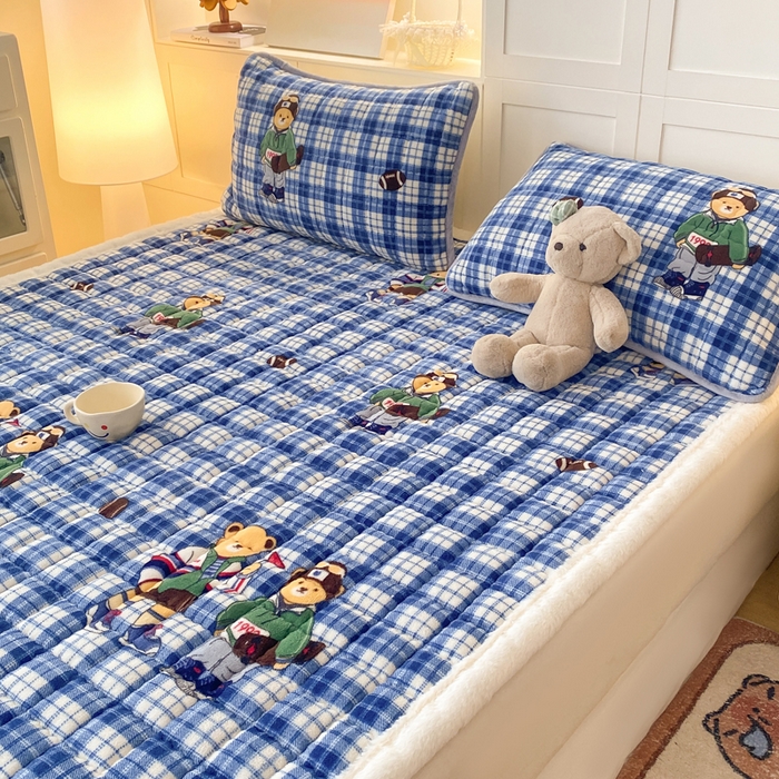 91家纺网 家纺一手货源 找家纺 （总）欧妮家纺 2025新款A类牛奶绒床垫床褥子软垫