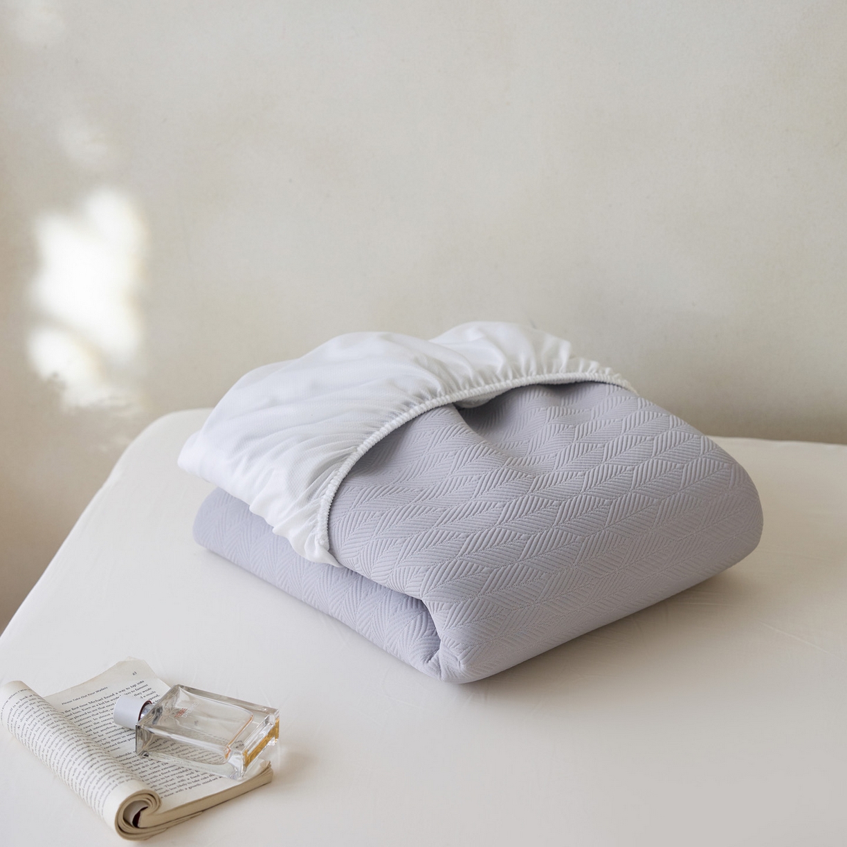 91家纺网 家纺一手货源 找家纺 （总）三味舒屋 2026新款冰格系列提花冷感豆豆软席凉席席子