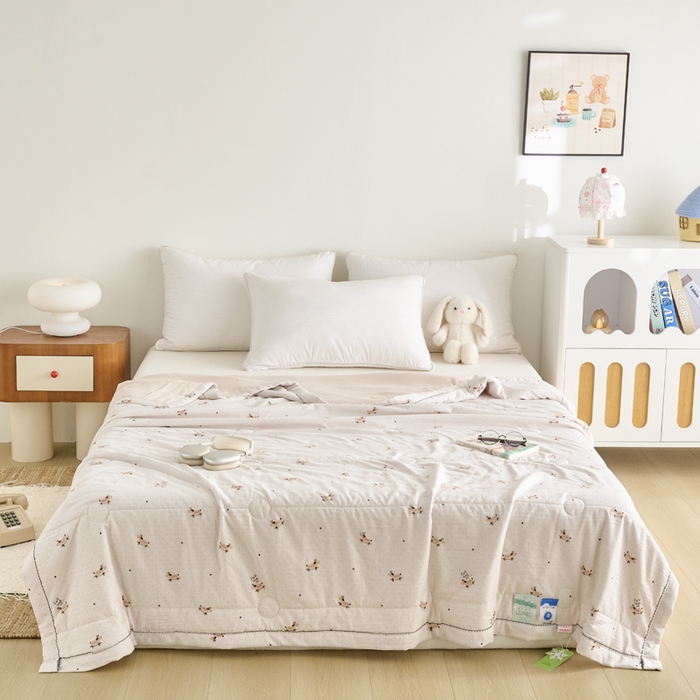 91家纺网 家纺一手货源 找家纺 （总）简冠家纺 2026新款亲肤水洗仿棉夏被