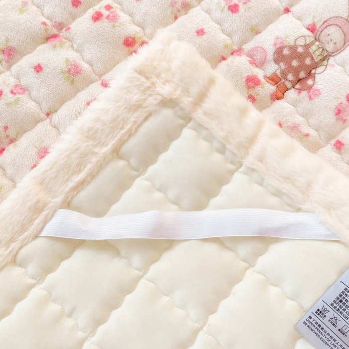 91家纺网 家纺一手货源 找家纺 欧妮家纺 2025新款A类牛奶绒床垫床褥子软垫 暖绒-小兔舞