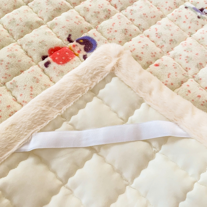 91家纺网 家纺一手货源 找家纺 欧妮家纺 2025新款A类牛奶绒床垫床褥子软垫 暖绒-温柔痕迹