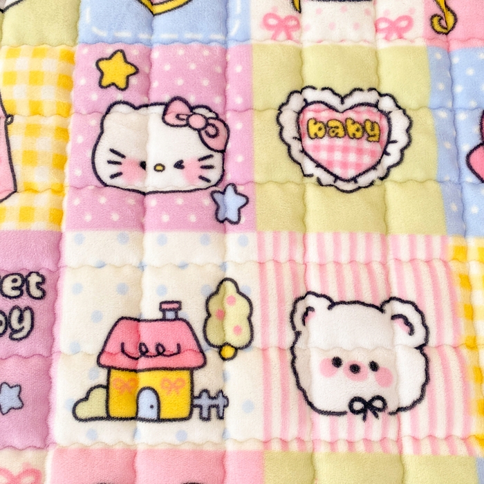 91家纺网 家纺一手货源 找家纺 欧妮家纺 2025新款A类牛奶绒床垫床褥子软垫 暖绒-少女心