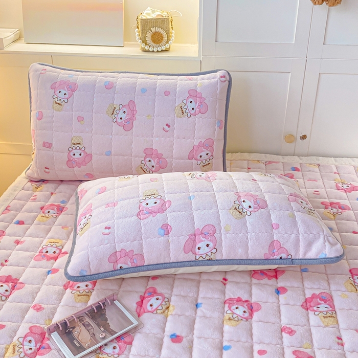 91家纺网 家纺一手货源 找家纺 欧妮家纺 2025新款A类牛奶绒床垫床褥子软垫 暖绒-小美甜品屋