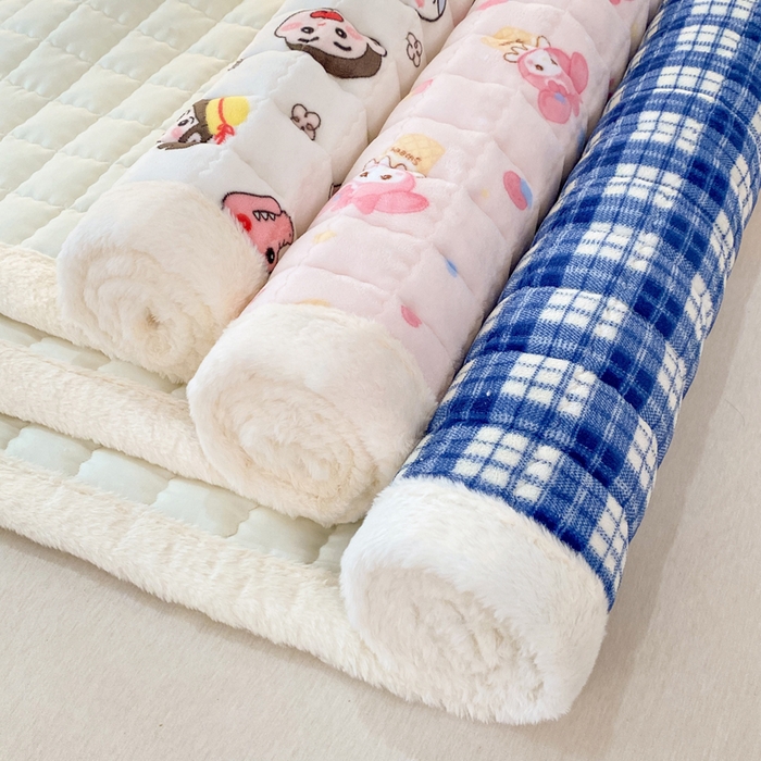 91家纺网 家纺一手货源 找家纺 欧妮家纺 2025新款A类牛奶绒床垫床褥子软垫 组合