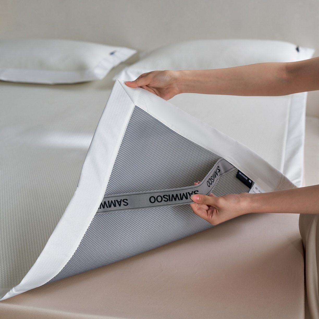 91家纺网 家纺一手货源 找家纺 三味舒屋 2026新款冰肌系列提花小凉豆豆席凉席席子 冰肌白床席