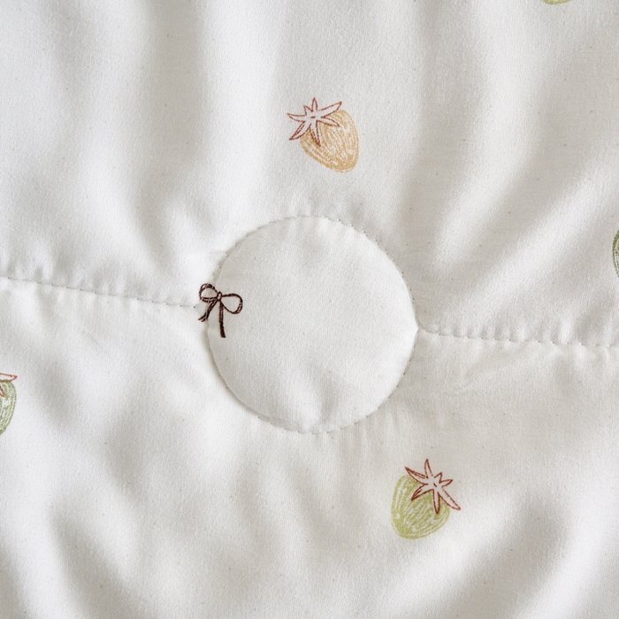 91家纺网 家纺一手货源 找家纺 简冠家纺 2026新款亲肤水洗仿棉夏被 蓓蕾芬芳