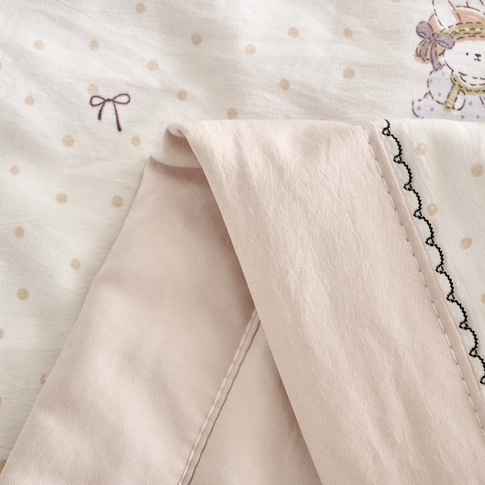 91家纺网 家纺一手货源 找家纺 简冠家纺 2026新款亲肤水洗仿棉夏被 初遇简约