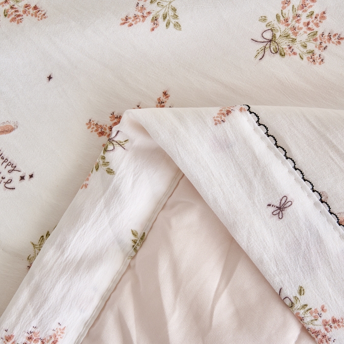 91家纺网 家纺一手货源 找家纺 简冠家纺 2026新款亲肤水洗仿棉夏被 芳悠