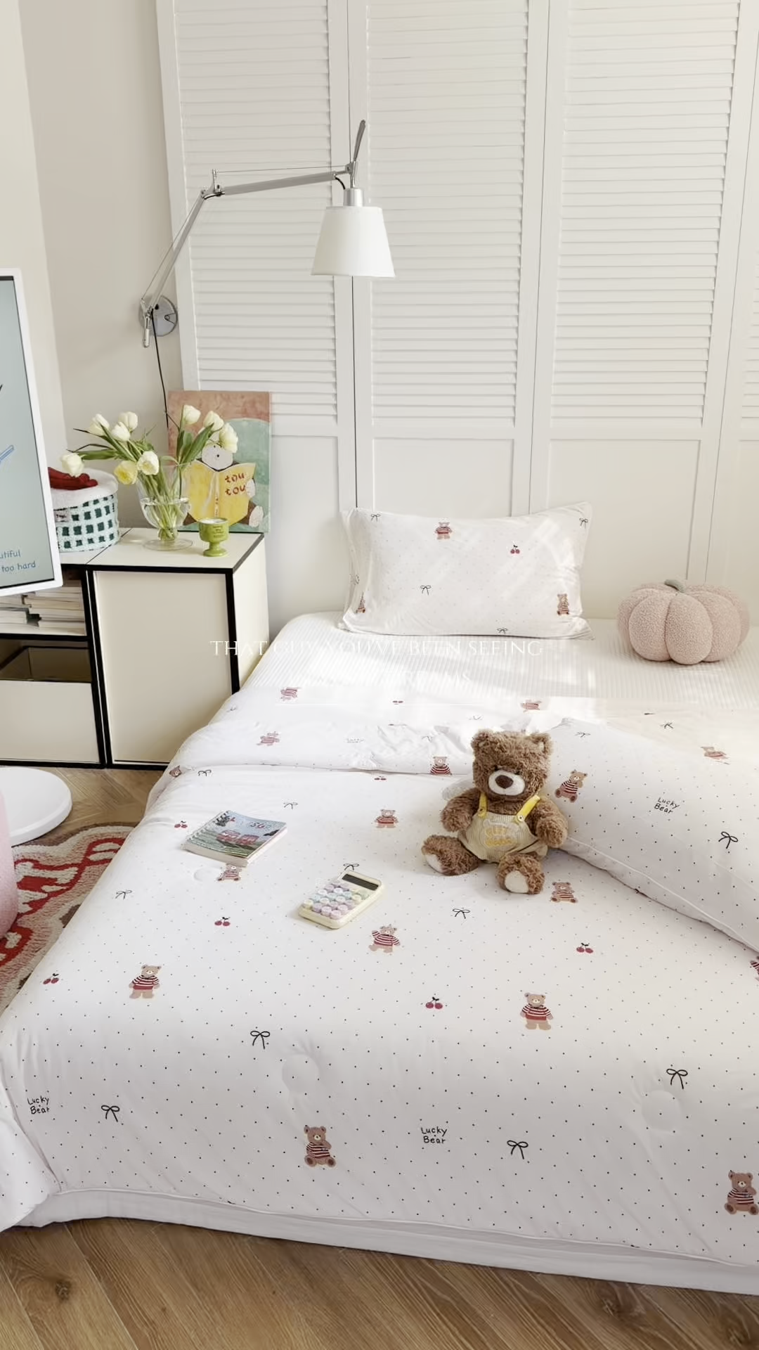 91家纺网 家纺一手货源 找家纺 金梦拉家纺 2026春夏新款锦氨凉感丝印花系列夏被空调被夏凉被 波点小熊