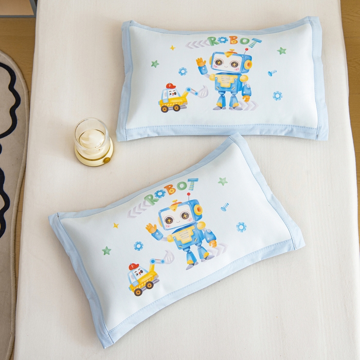 91家纺网 家纺一手货源 找家纺 鱼宝 2026新款卡通儿童大版数码印花冰丝席子凉席 小ai同学