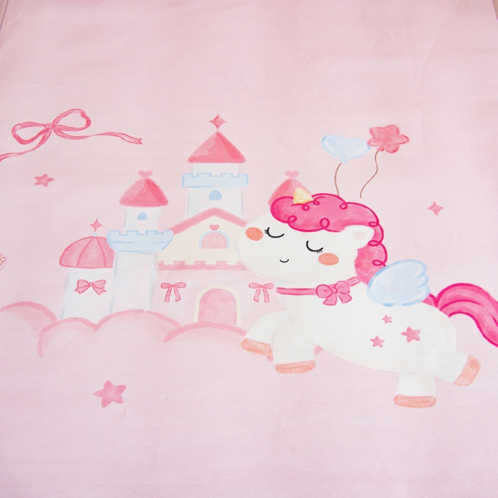 91家纺网 家纺一手货源 找家纺 鱼宝 2026新款卡通儿童大版数码印花冰丝席子凉席 梦幻城堡