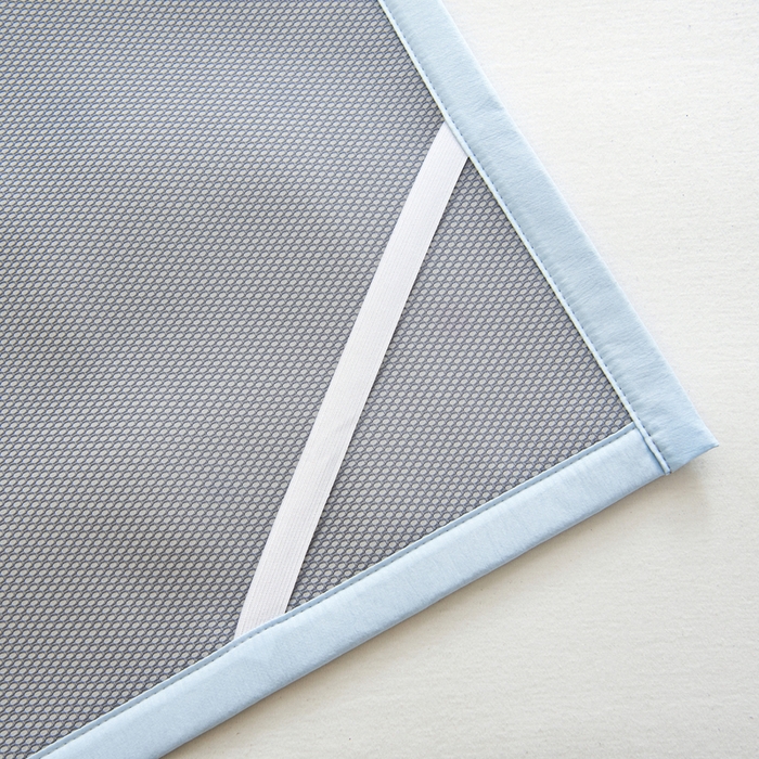 91家纺网 家纺一手货源 找家纺 鱼宝 2026新款卡通儿童大版数码印花冰丝席子凉席 彩虹企鹅