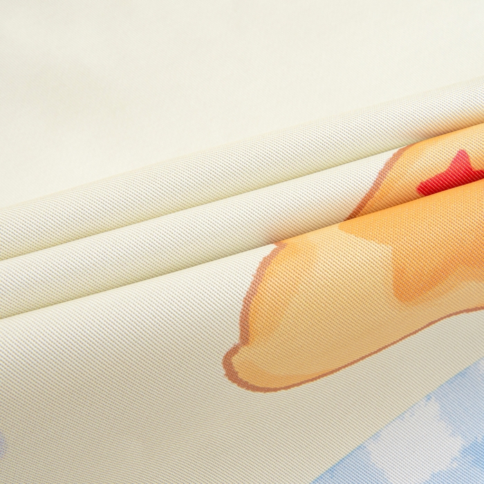 91家纺网 家纺一手货源 找家纺 鱼宝 2026新款卡通儿童大版数码印花冰丝席子凉席 调皮小星