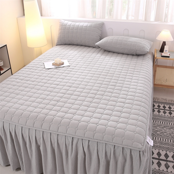 91家纺网 家纺一手货源 找家纺 （总）欧妮家纺 2026新款A类全棉纯棉水洗棉加厚夹棉床裙床罩