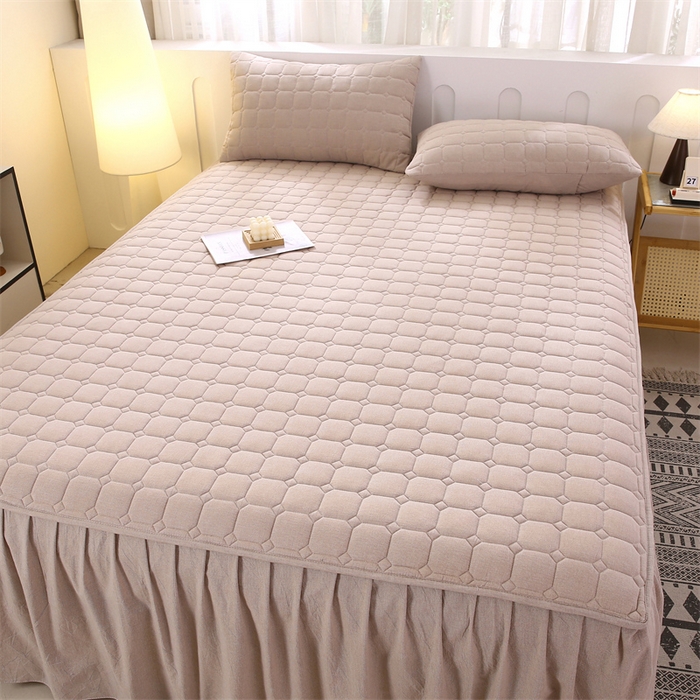 91家纺网 家纺一手货源 找家纺 （总）欧妮家纺 2026新款A类全棉纯棉水洗棉加厚夹棉床裙床罩