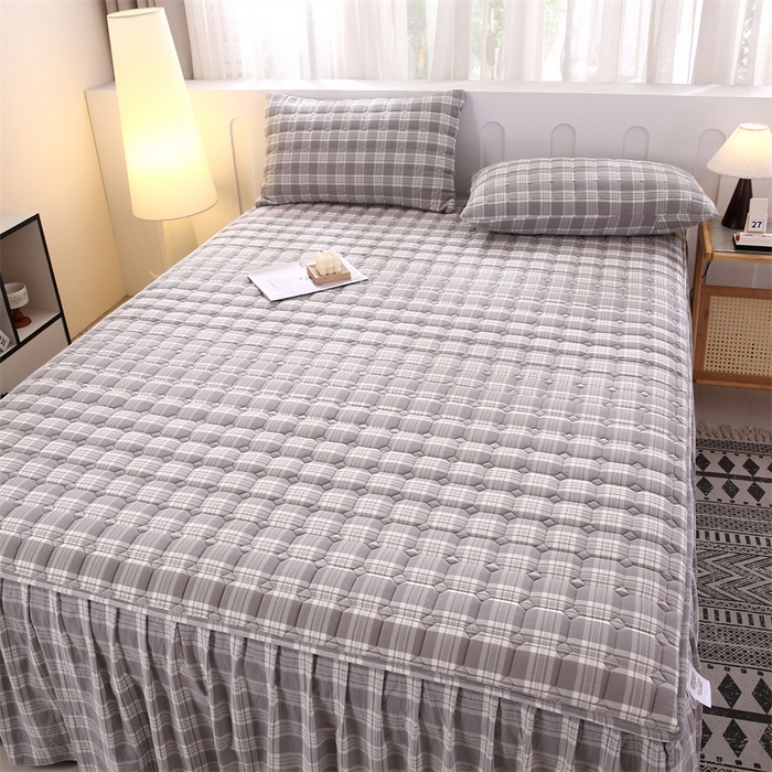 91家纺网 家纺一手货源 找家纺 （总）欧妮家纺 2026新款A类全棉纯棉水洗棉加厚夹棉床裙床罩