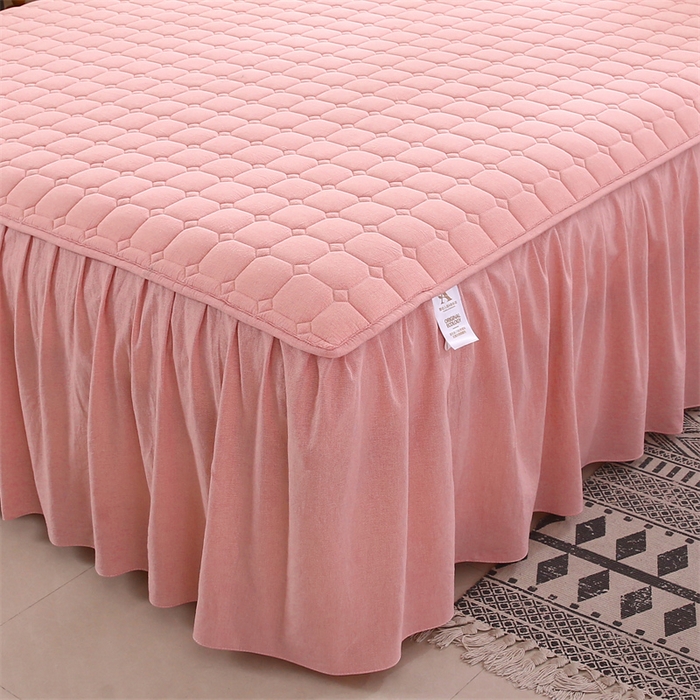 91家纺网 家纺一手货源 找家纺 （总）欧妮家纺 2026新款A类全棉纯棉水洗棉加厚夹棉床裙床罩