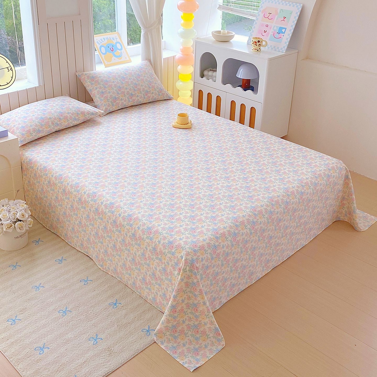 91家纺网 家纺一手货源 找家纺 （总）欧妮家纺 2026新款斜纹加厚水洗棉木棉床单