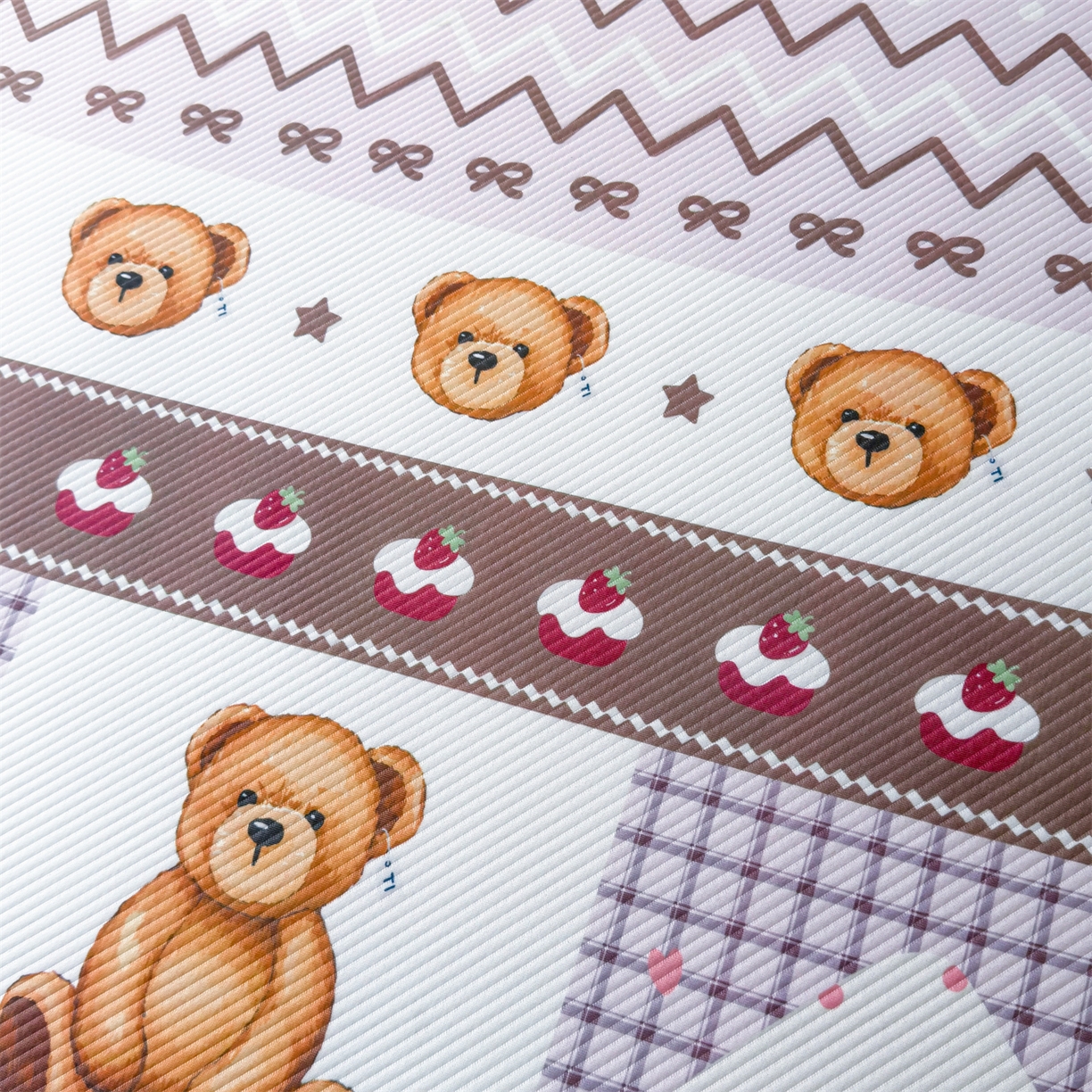 91家纺网 家纺一手货源 找家纺 （总）源舍家纺 2026新款泰迪爱兰系列（正版授权）A类三明治复合印花斜纹豆豆软凉席学生床