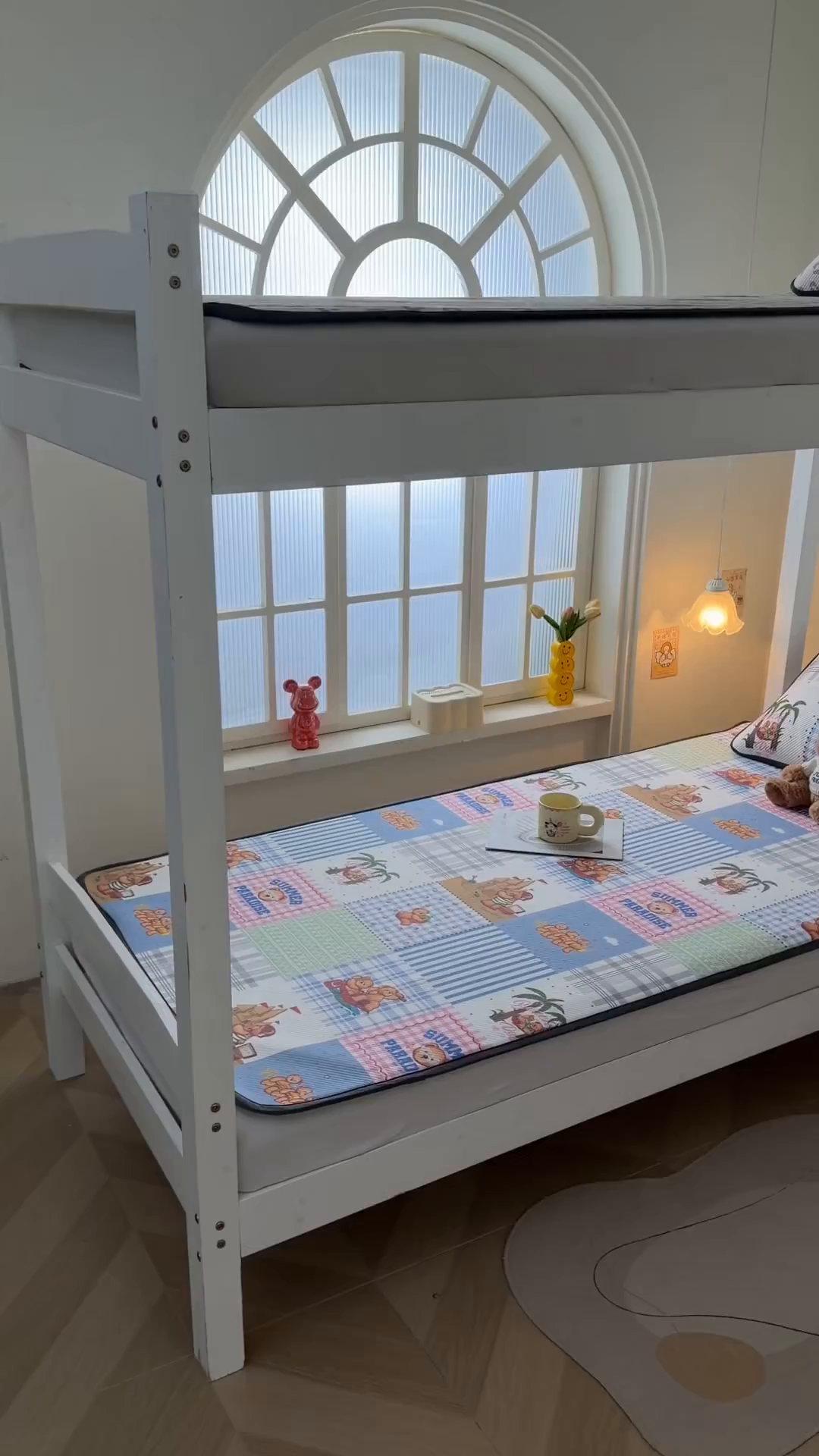 91家纺网 家纺一手货源 找家纺 源舍家纺 2026新款泰迪爱兰系列（正版授权）A类三明治复合印花斜纹豆豆软凉席学生床 泰迪区域