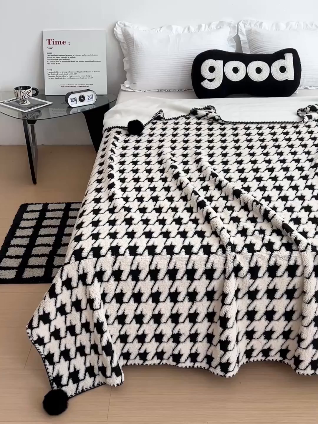 91家纺网 家纺一手货源 找家纺 （总）娜朵家纺 2026新款阳离子牛奶绒双层毛球复合毯