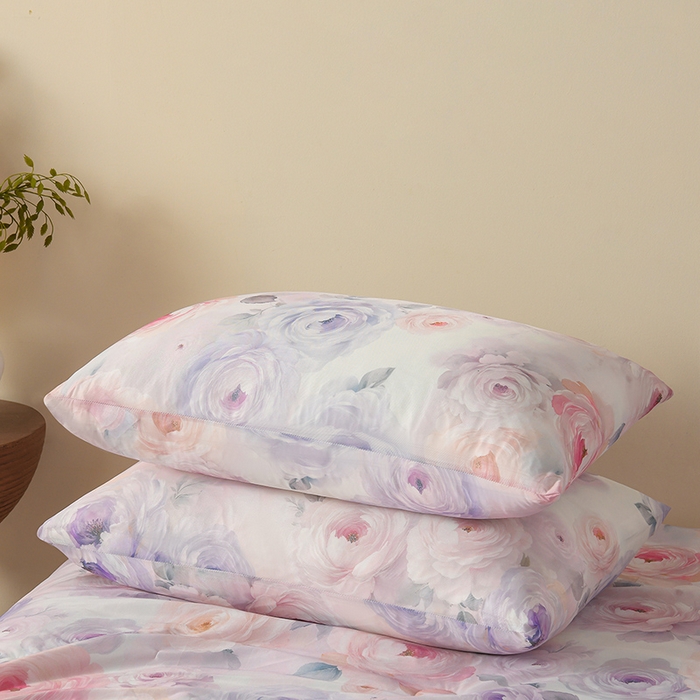 91家纺网 家纺一手货源 找家纺 曼尼 2026新款印花凉感丝夏被夏凉被 繁华