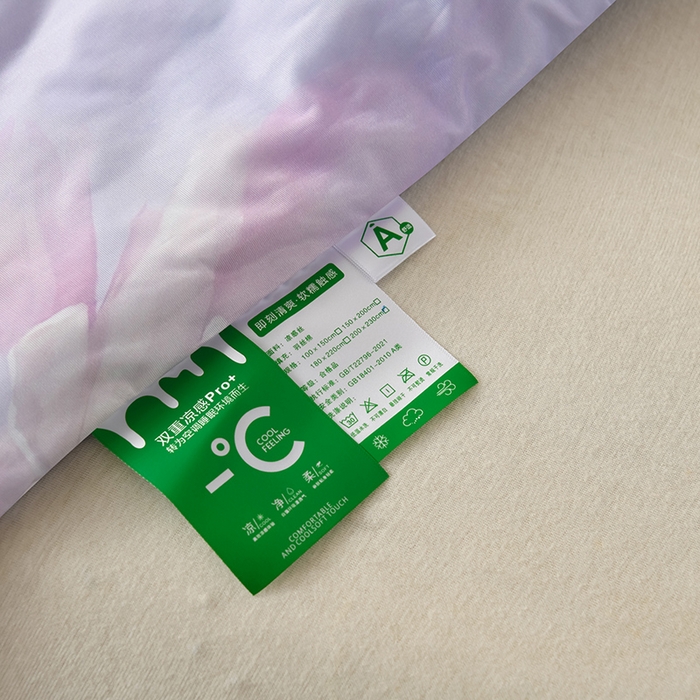 91家纺网 家纺一手货源 找家纺 曼尼 2026新款印花凉感丝夏被夏凉被 柒月