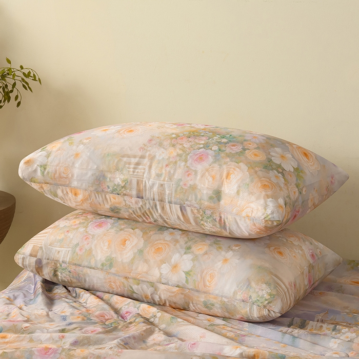 91家纺网 家纺一手货源 找家纺 曼尼 2026新款印花凉感丝夏被夏凉被 倾城