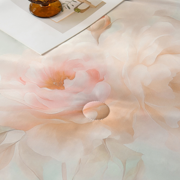 91家纺网 家纺一手货源 找家纺 曼尼 2026新款印花凉感丝夏被夏凉被 天雅