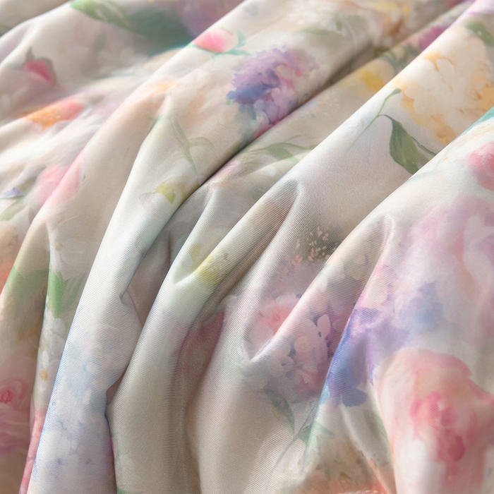 91家纺网 家纺一手货源 找家纺 曼尼 2026新款印花凉感丝夏被夏凉被 夜语