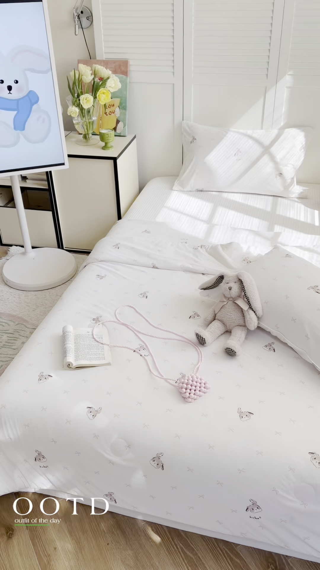 91家纺网 家纺一手货源 找家纺 金梦拉家纺 2026春夏新款锦氨凉感丝印花系列夏被空调被夏凉被 小粉兔