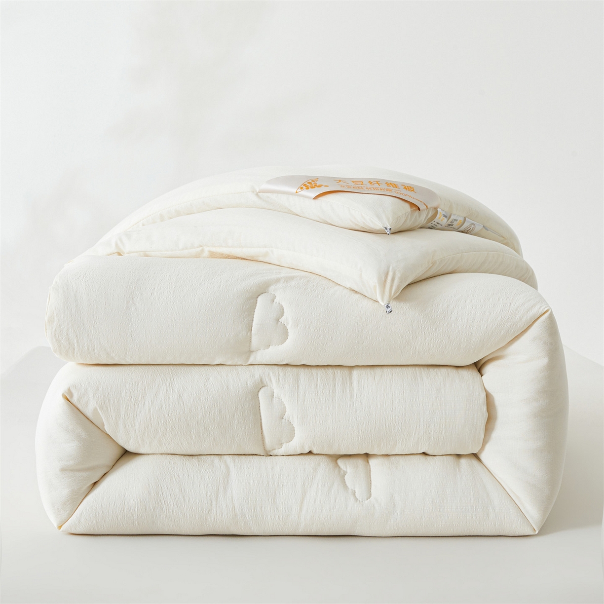 91家纺网 家纺一手货源 找家纺 （总）眠势力 2026春夏新款皱皱纱四季被超软云朵被子春秋被芯夏凉被可机洗