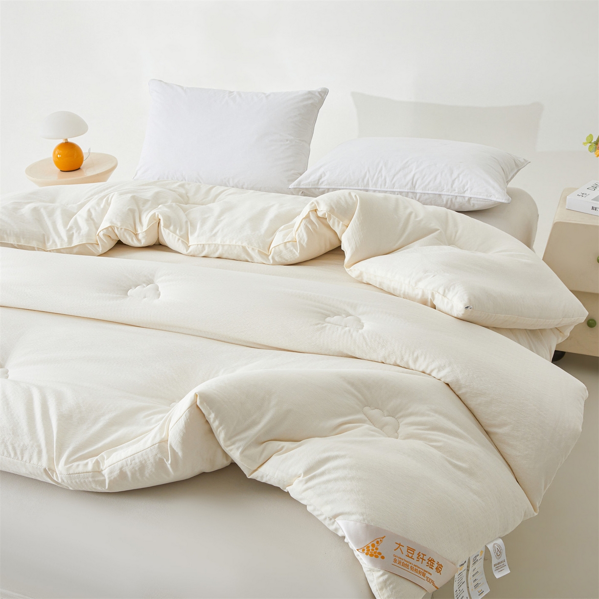 91家纺网 家纺一手货源 找家纺 （总）眠势力 2026春夏新款皱皱纱四季被超软云朵被子春秋被芯夏凉被可机洗