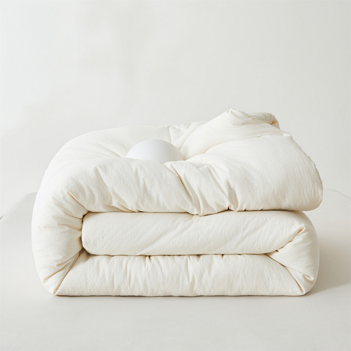 91家纺网 家纺一手货源 找家纺 （总）眠势力 2026春夏新款皱皱纱四季被超软云朵被子春秋被芯夏凉被可机洗