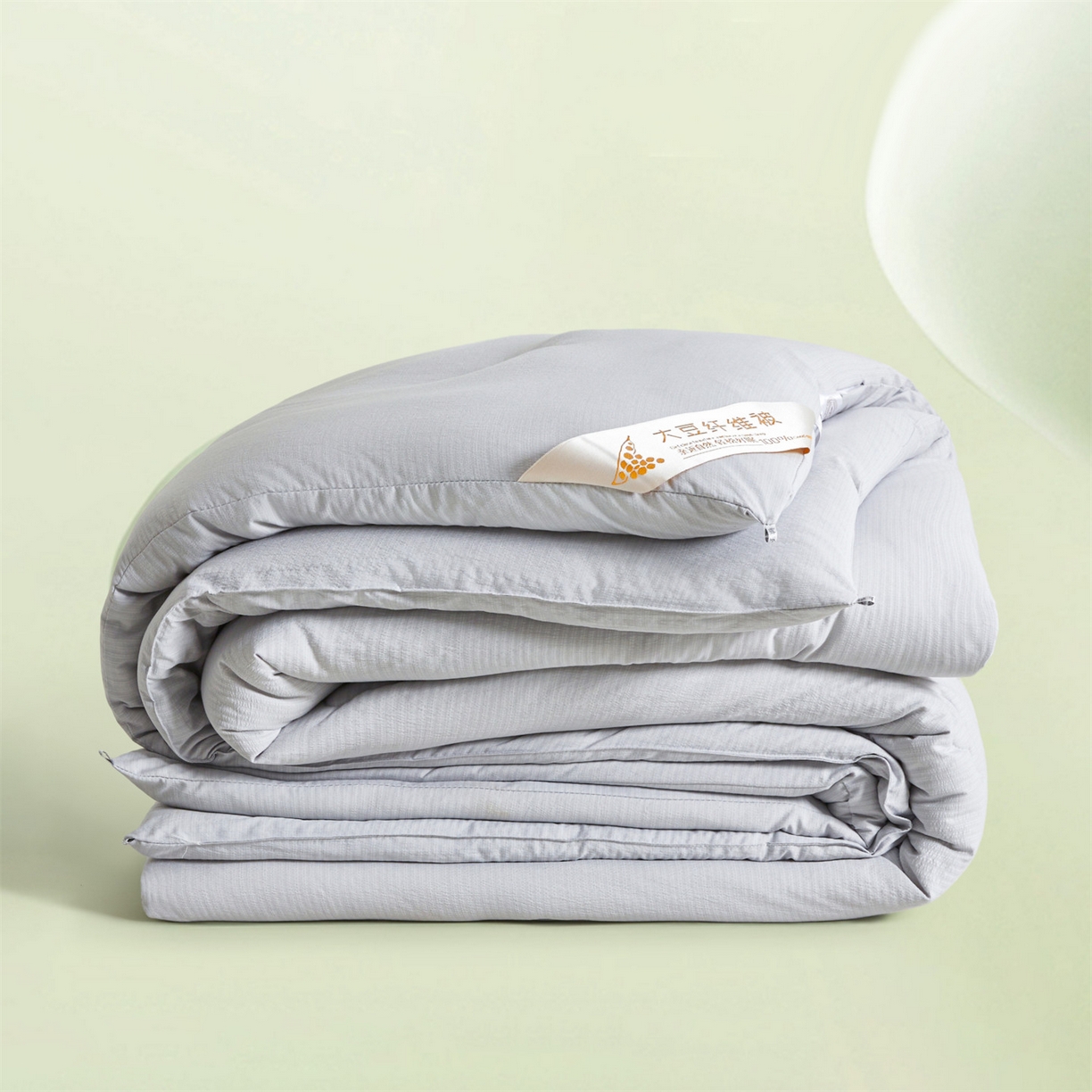 91家纺网 家纺一手货源 找家纺 眠势力 2026春夏新款皱皱纱四季被超软云朵被子春秋被芯夏凉被可机洗 云朵被-灰