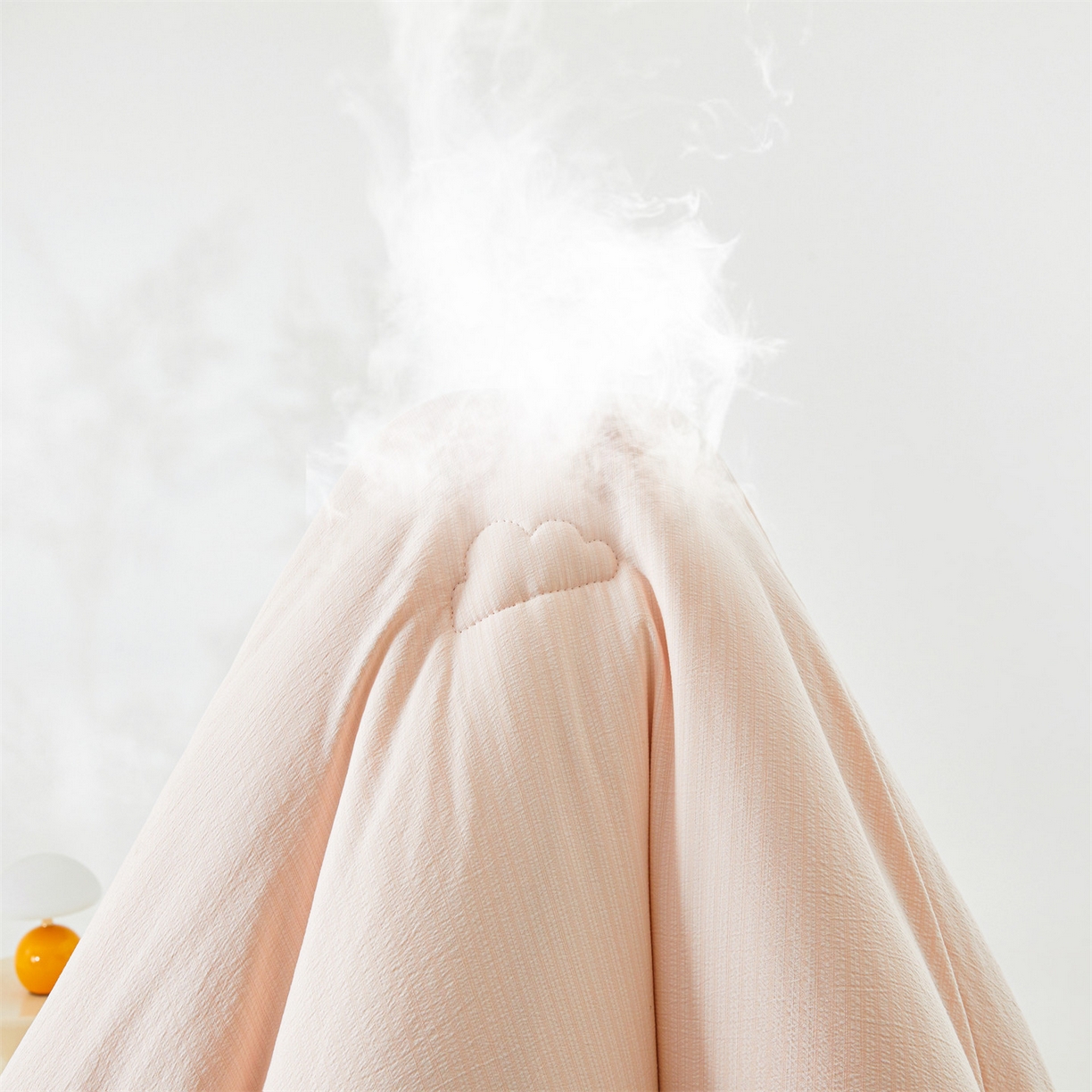 91家纺网 家纺一手货源 找家纺 眠势力 2026春夏新款皱皱纱四季被超软云朵被子春秋被芯夏凉被可机洗 云朵被-粉