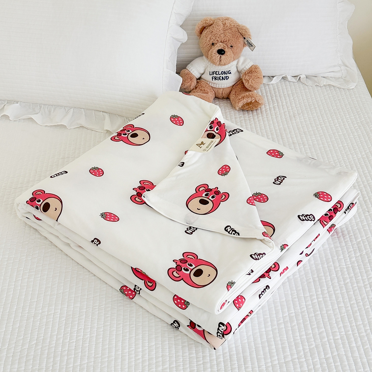 91家纺网 家纺一手货源 找家纺 （总）尚品本色 2026年新款小清新针织棉夏被空调被