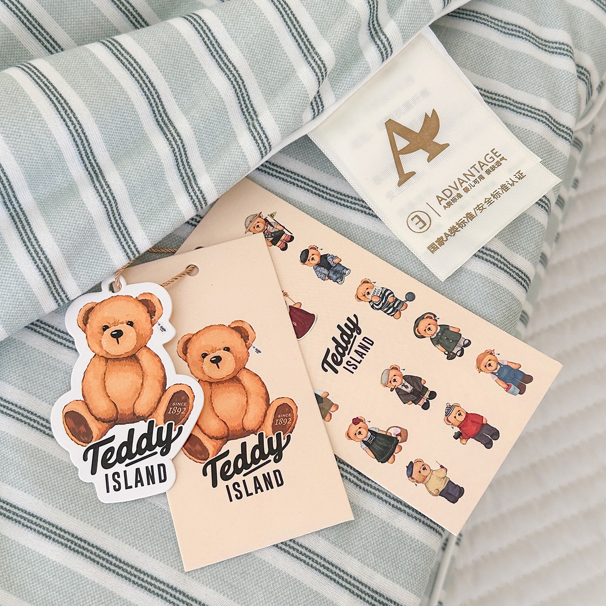 91家纺网 家纺一手货源 找家纺 尚品本色 2026年新款小清新针织棉夏被空调被 条纹兰