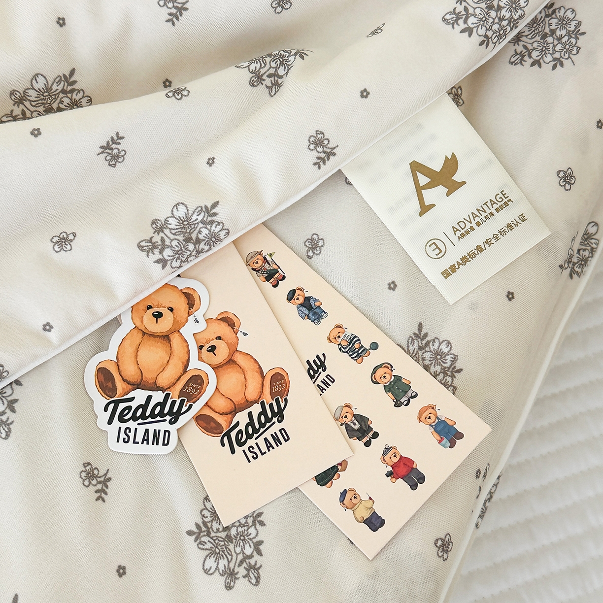 91家纺网 家纺一手货源 找家纺 尚品本色 2026年新款小清新针织棉夏被空调被 陌上花开