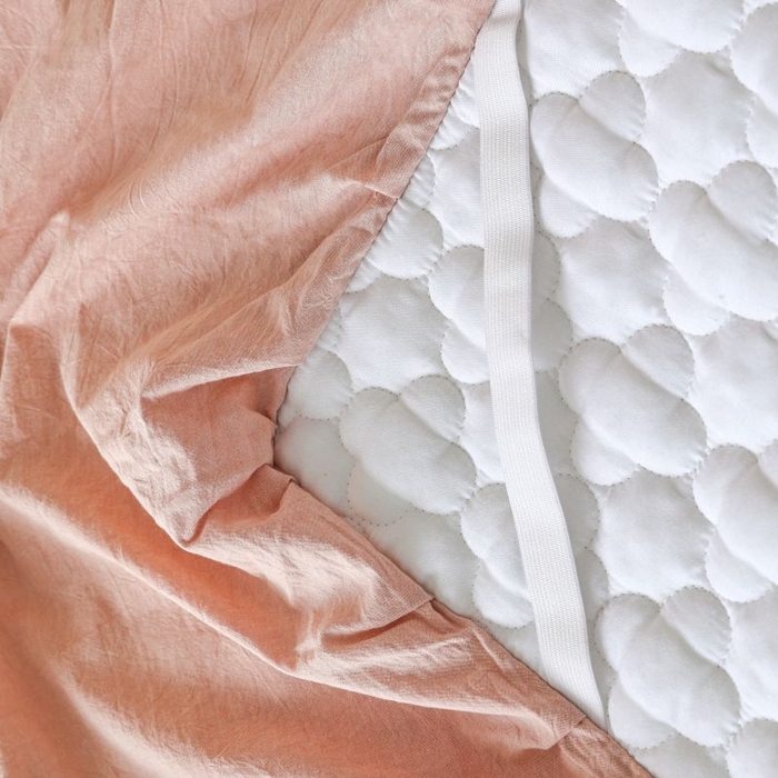 91家纺网 家纺一手货源 找家纺 欧妮家纺 2026新款全棉色织水洗棉夹棉床裙 全棉色织水洗棉-卡其