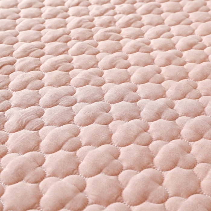 91家纺网 家纺一手货源 找家纺 欧妮家纺 2026新款全棉色织水洗棉夹棉床裙 全棉色织水洗棉-卡其