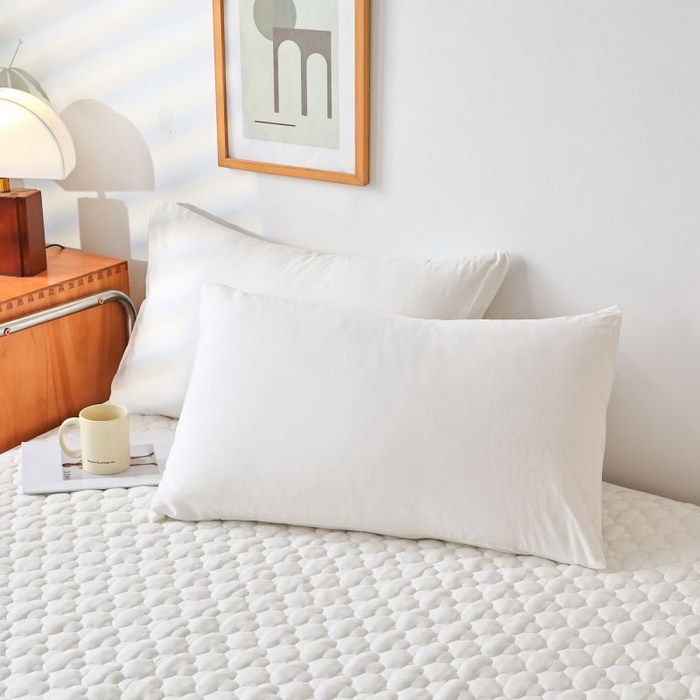 91家纺网 家纺一手货源 找家纺 欧妮家纺 2026新款全棉色织水洗棉夹棉床裙 全棉色织水洗棉-白雪公主