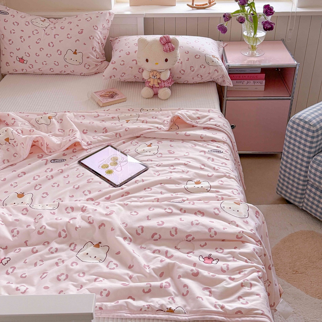 91家纺网 家纺一手货源 找家纺 （总）觅糖家纺 2026新款针织云柔大豆夏被夏凉被空调被