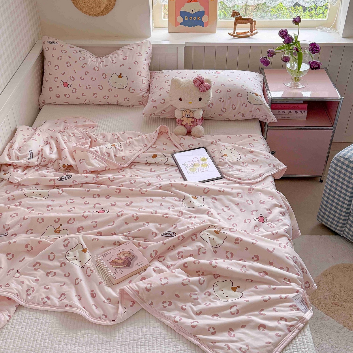 91家纺网 家纺一手货源 找家纺 （总）觅糖家纺 2026新款针织云柔大豆夏被夏凉被空调被