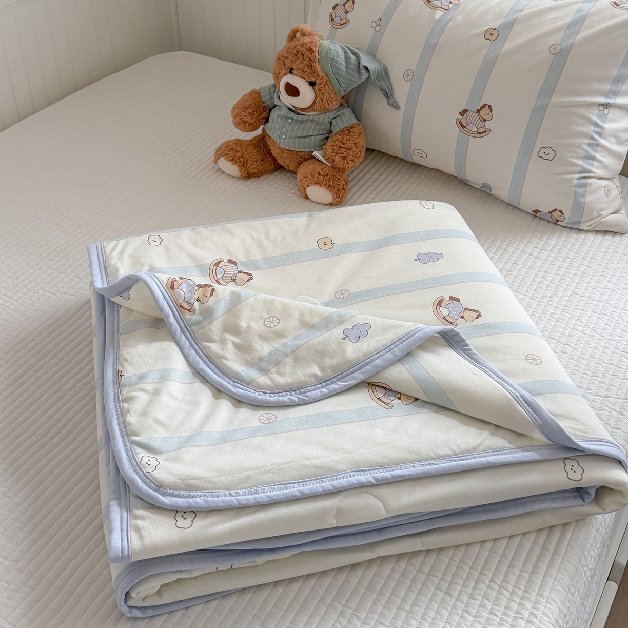 91家纺网 家纺一手货源 找家纺 （总）觅糖家纺 2026新款针织云柔大豆夏被夏凉被空调被