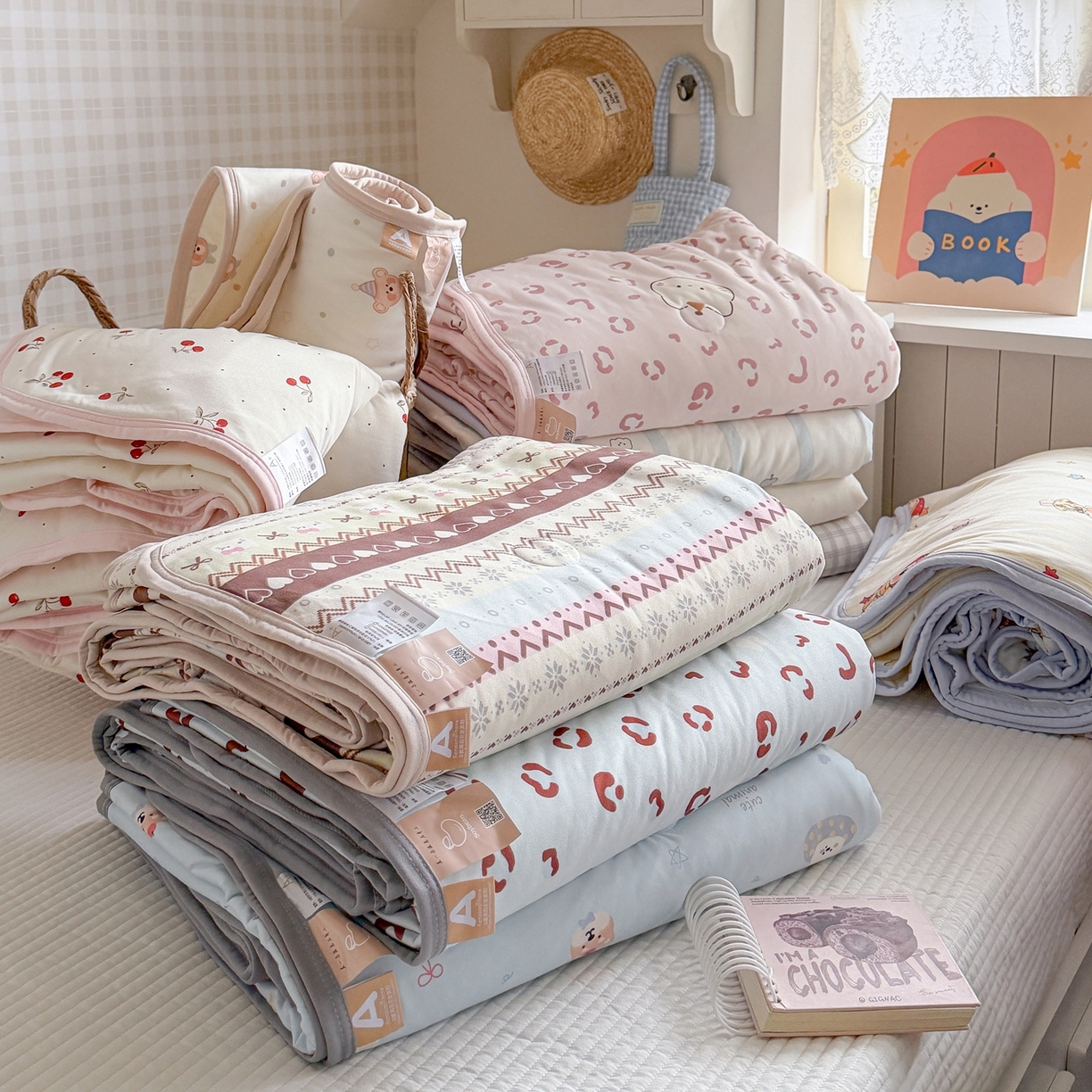 91家纺网 家纺一手货源 找家纺 （总）觅糖家纺 2026新款针织云柔大豆夏被夏凉被空调被