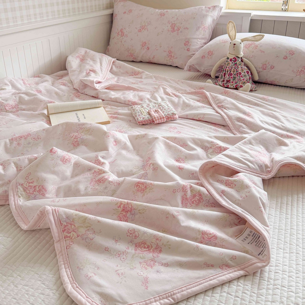 91家纺网 家纺一手货源 找家纺 觅糖家纺 2026新款针织云柔大豆夏被夏凉被空调被 春屿